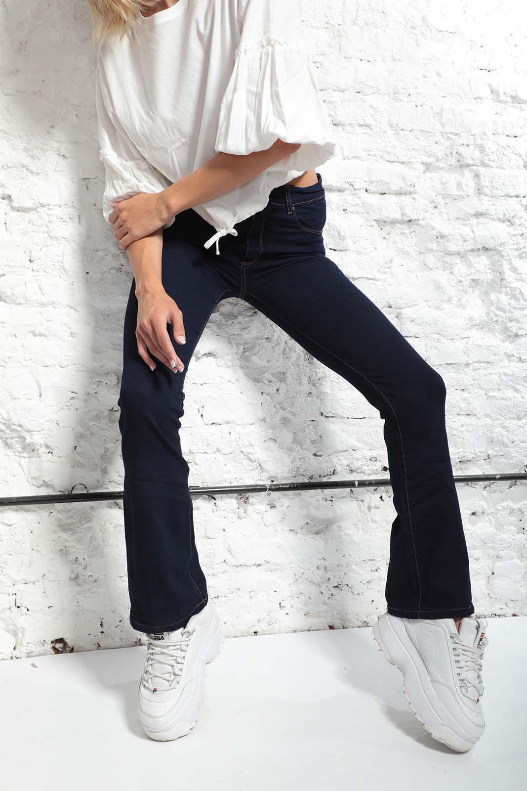 Cezeta Jeans oxford azul