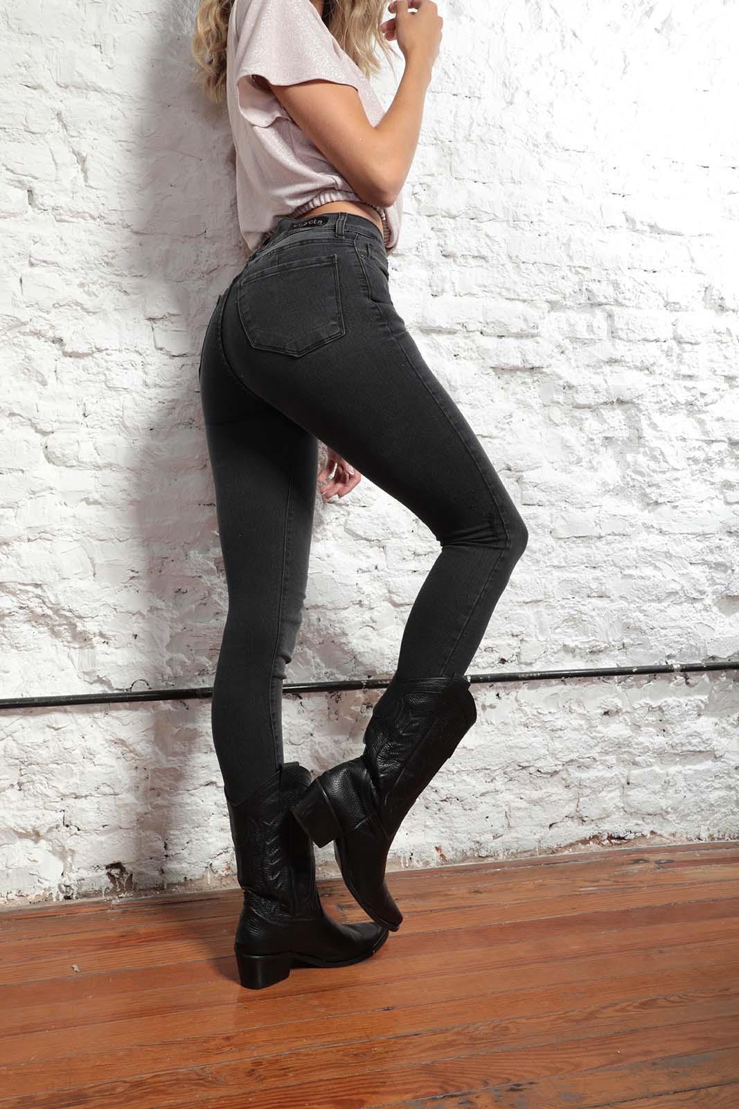 Cezeta Jeans negro stone