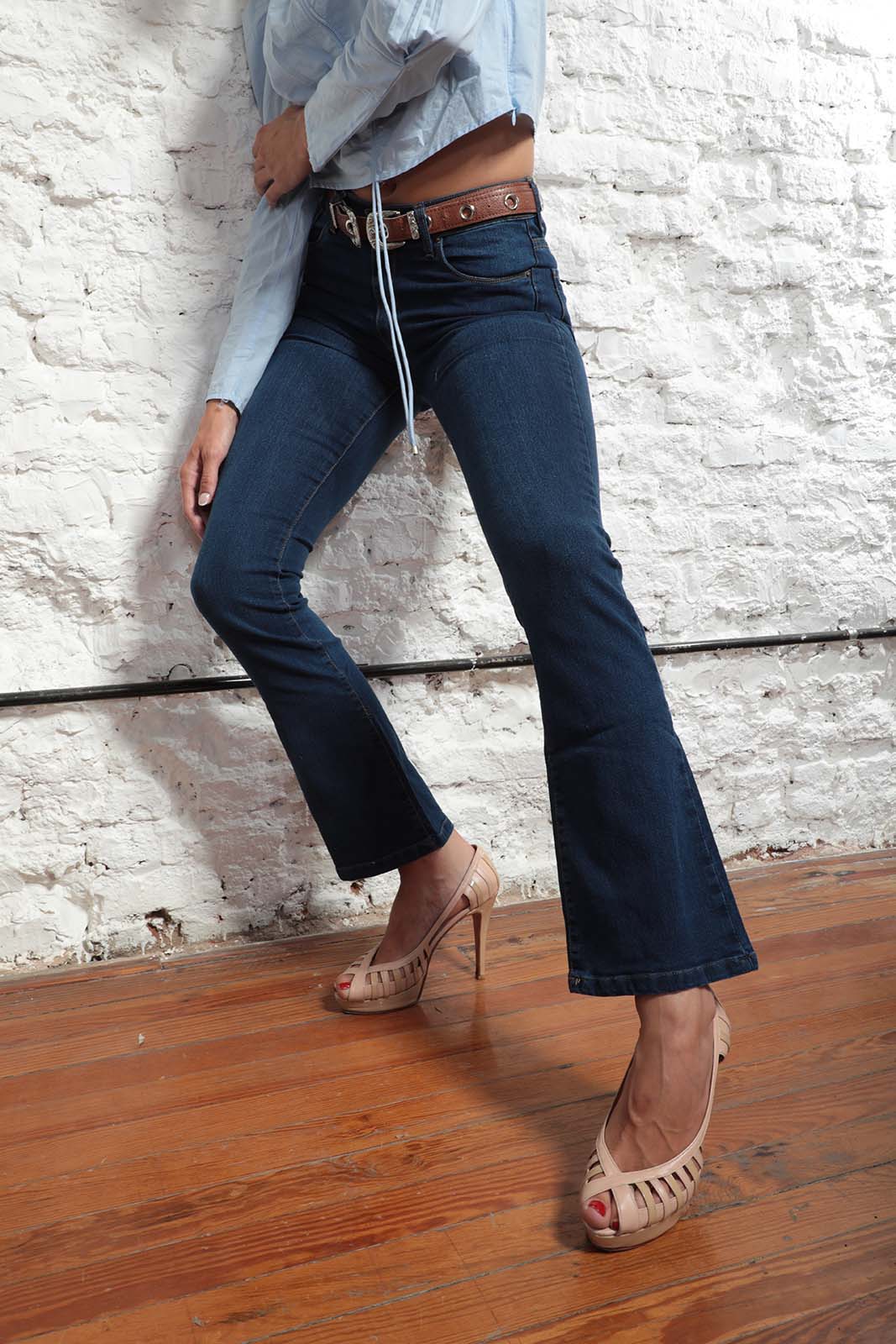 Cezeta Jeans oxford azul